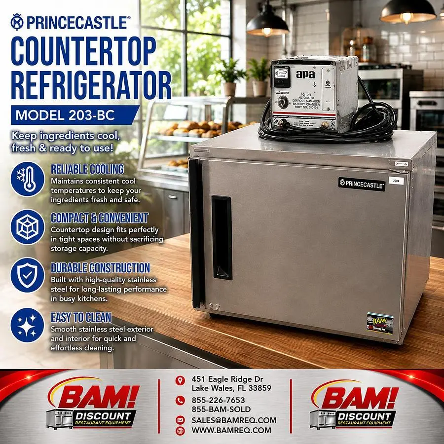 Used PRINCE CASTLE SKSR/C11 Refrigerators Florida US | BAM Discount Restaurant Equipment #1384864