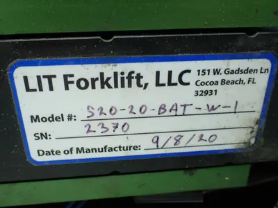 Used LIT FORKLIFT 52020BATW1 Forklift Attachments Ohio US | HGR 24 #1165262