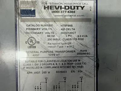 USED SOLA HT5F9AS