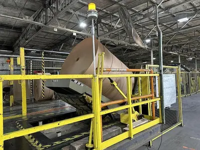 110" (2.8M) VOITH FOURDRINIER PAPER MACHINE (LBM) MFG 2001 LINERBOARD / TUBE & CORE – TANDEM NIPCOFLEX SHOE PRESSES - 72"(1.8M) DIAMETER DRYERS