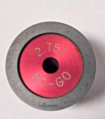 Tungsten Carbide Plug Gage 2.751" No Go Inspection Measurement