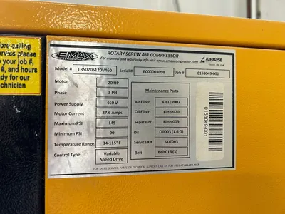 2022 EMAX 20hp Air Compressors | STONE EQUIPMENT WAREHOUSE (2)