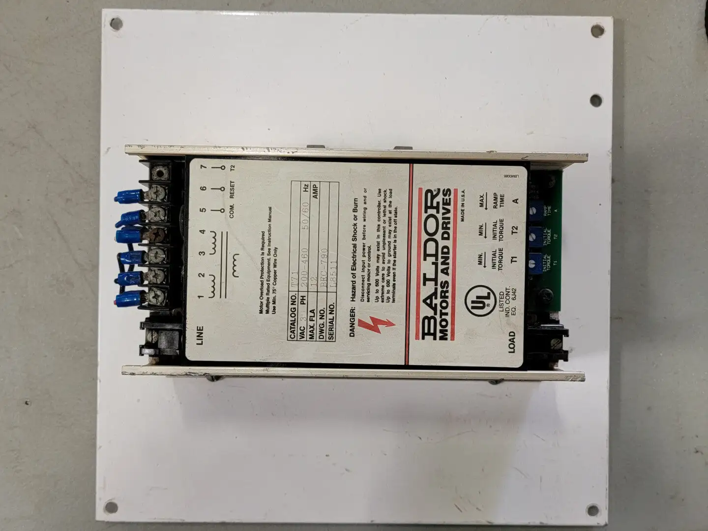 USED BALDOR BEC-790M