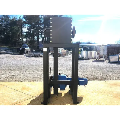 Used 15HP Twin Roll Slow Speed High Shear Shredder 10"dia. X 20"W [PARTS]