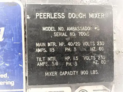 Used PEERLESS AMBASADOR #5 Roller Bar - Triple Bar Mixers Texas US | Bakery Machinery and Engineering #1770367