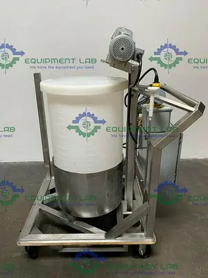 USED THERMO SCIENTIFIC HYCLONE 200L MIXER MODEL SV50182.01 ON ROLLING CART