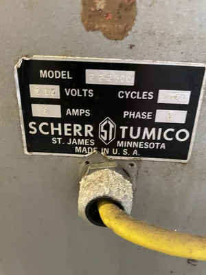 Scherr Tumico 222-500 Optical Comparator 115V 1PH