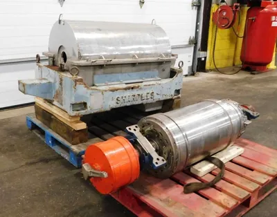 Sharples P3000 decanter centrifuge, 316SS.