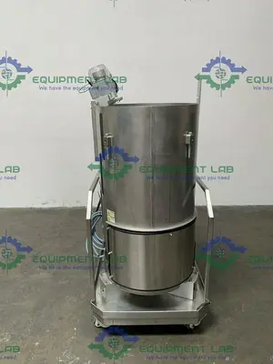 USED HYCLONE 250L SV50172.01 MIXER W/ GTR 4 1/4HP MOTOR ON ROLLING CART
