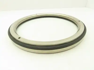 Espey KOM G1762 Carbon Ring Seal w/Rubber O-Ring 12-3/4" OD x 10-3/4" ID