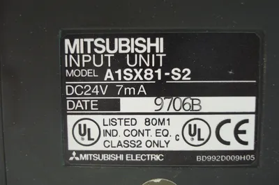 USED MITSUBISHI A1SX81-S2 INPUT UNIT A1SX81S2