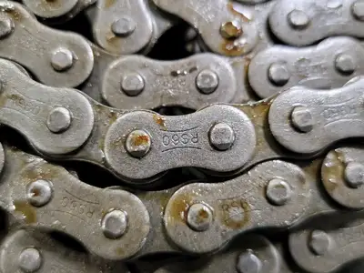 Riveted Roller Chain No. RS60, 1 Strand, 20ft