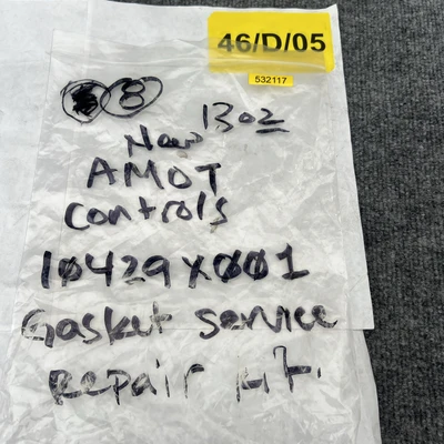New | in-Stock Amot Controls 10429X001 Seals & Gaskets California US | Davliegogo LLC #1705762