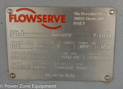 NEW FLOWSERVE 10HDX27B