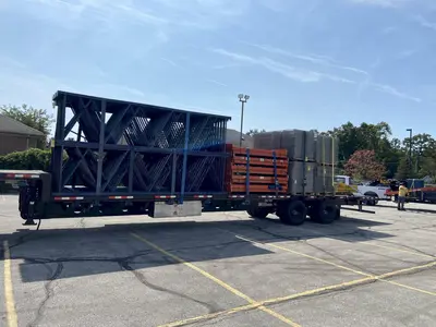 16' X 48" PALLET RACKING SYSTEM: STOCK #19476