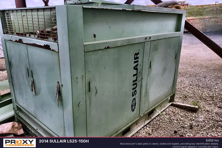 Used 2014 SULLAIR LS25-150H Rotary Screw & Sliding Vane Air Compressors Louisiana US | Proxy Equipment #1377406