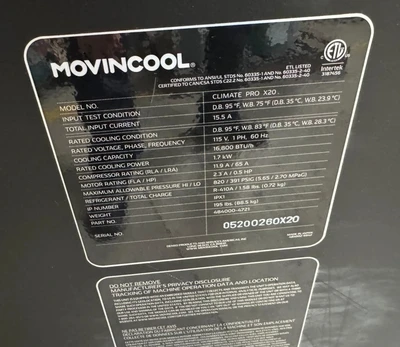 MovinCool _UNKNOWN_ HVAC Controls & Control Units | Amiron Machinery (5)