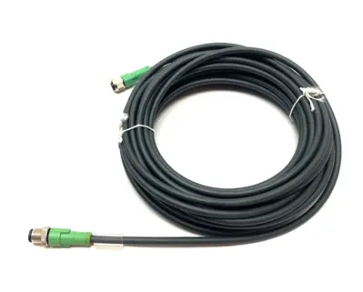 USED PHOENIX CONTACT DOUBLE ENDED CORDSET M12 4-POS. M TO F
