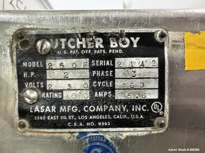 USED BUTCHER BOY LTD 250F