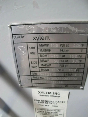 Xylem Standard XChange Does Not Apply Heat Exchangers | Amiron Machinery (8)