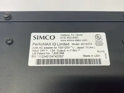 USED SIMCO PERFORMAX IQ LIMITED POWER BPS