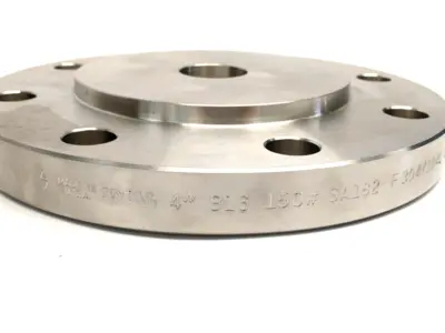 IDEAL REDUCING FLANGE | IDEAL 4" Reducing Pipe Flange RF w/ 1" Socket Weld Bore B16 150# SA182 F304/304L - New