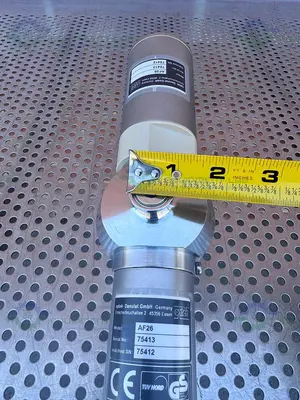 USED OPTEK AF46 DUAL WAVELENGTH UV ABSORPTION SENSOR W/ 1/2" SANITARY FITTING