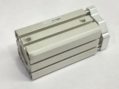 USED SMC PNEUMATIC COMPACT GUIDE ROD CYLINDER 20MM BORE 50MM STROKE