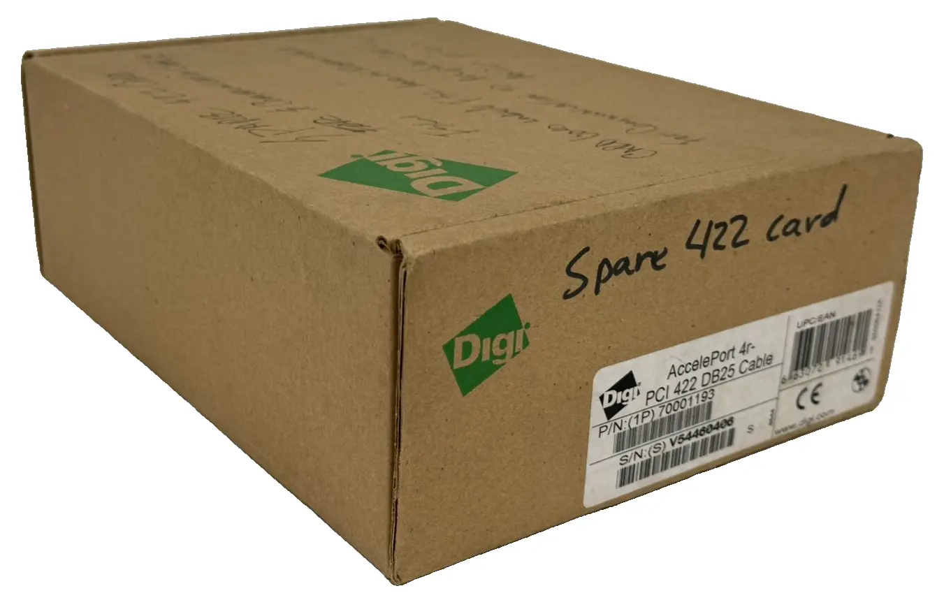 NEW DIGI INTERNATIONAL 70001193 AccelePort 4r-PCI 422 DB25 CABLE