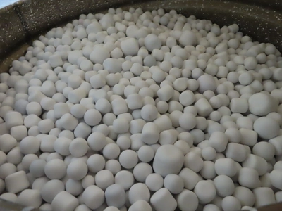 Alumina Pebble Mill Media, 7400 lbs.