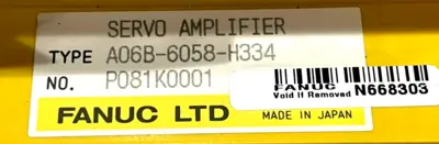 NEW FANUC A06B-6058-H334 SERVO AMPLIFIER A06B6058H334