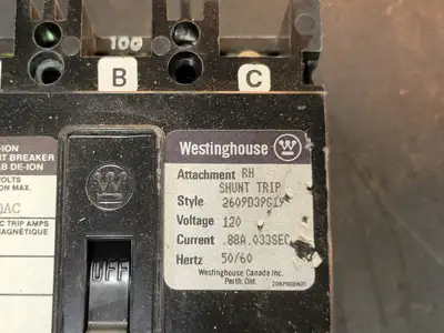USED WESTINGHOUSE FB3100
