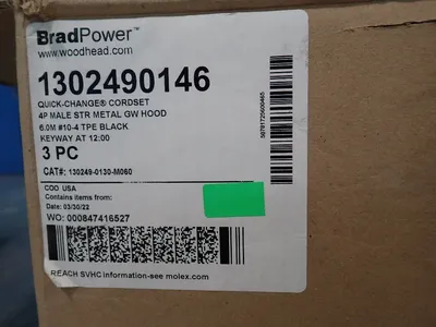 NEW WOODHEAD/MOLEX 1302490146