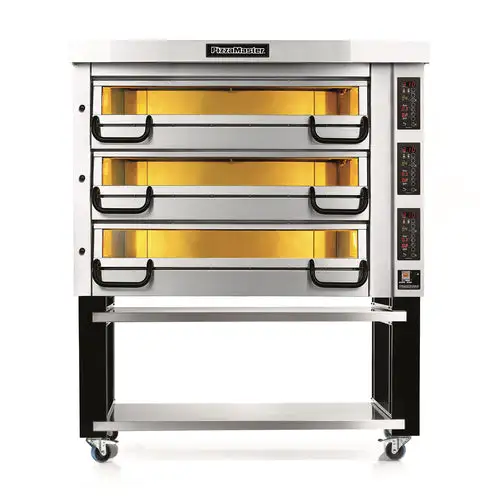PizzaMaster 900 Series Floor Model Triple Multi-Purpose Deck Oven - 480v (PM 933ED)