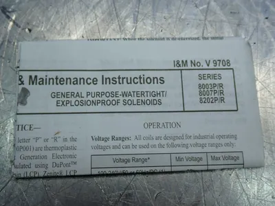 New | in-Stock ASCO 8262R220 Valves/Fittings | HGR 24 #732743