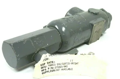 REPAIRED CURTIS WRIGHT 27DA23-M40 70DA24-M40 PRESSURE RELIEF VALVE 27DA23M40