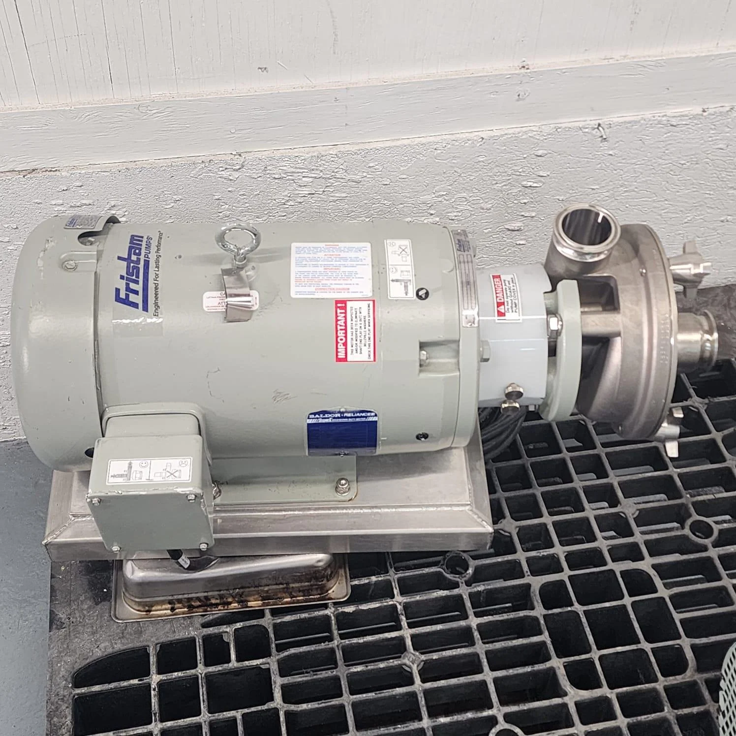 Pump FRISTAM MIXER -BLENDER PUMP - QUALITY SANITARY STAINLESS STEEL # 38921