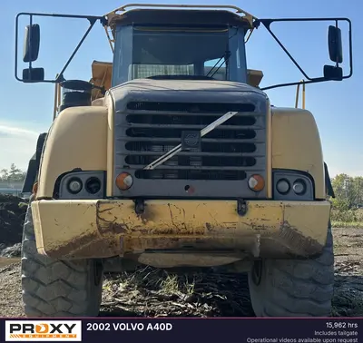 Used 2002 VOLVO A40D Articulated Dump Trucks Ohio US | Proxy Equipment #1379656