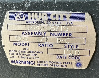 NEW Hub City 0220-05715