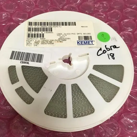 KEMET C0805C390J5GACTU CAP 39PF VOLTS 50