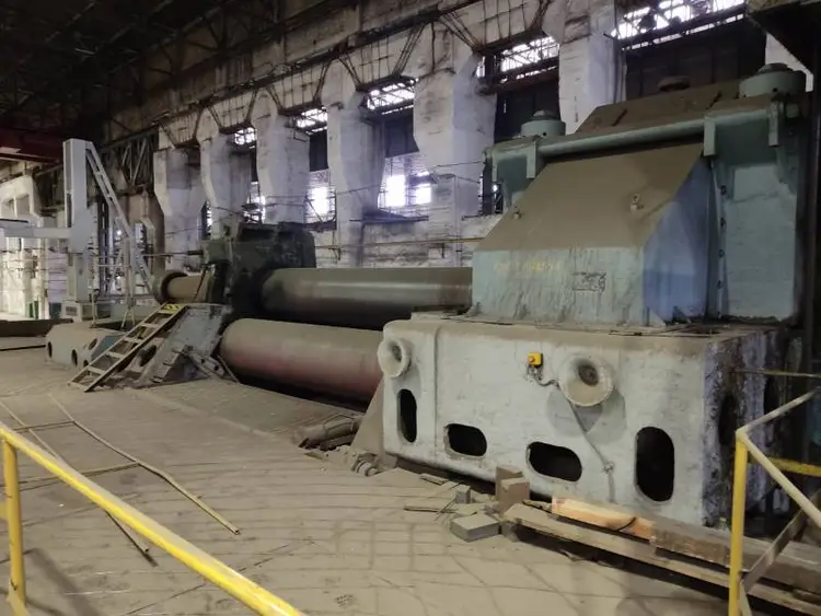 Used KRAMATORSK 4-rolls Plate Bending Rolls including Pinch New York US | Evelin of America Corporation #179711
