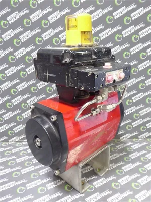 KF Contromatics PA 2900 DLS M5 Pneumatic Valve Actuator with Positioner Used