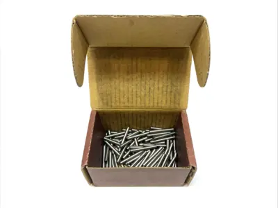 USED BRIGHTON DOWEL PIN 1/8"X1" ALLOY BOX OF 86