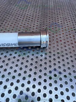 USED AFLEX PHARMALINE 1815-FH-005  SILICONE HOSE 12" W/ 1" SANITARY FITTING