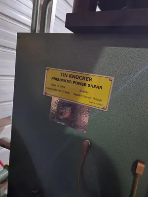 2023 TIN KNOCKER TK 1014 Air Shear Power Squaring Shears (Gauge) | THREE RIVERS MACHINERY (7)