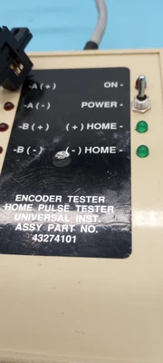 USED UNIVERSAL INSTRUMENTS 43274101 ENCODER TESTER BOX