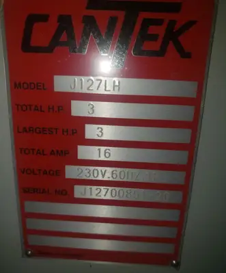 USED CANTEK J127LH