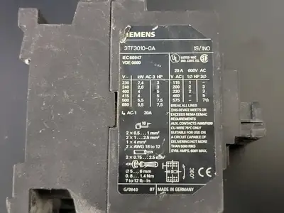 USED SIEMENS 3TF3010-0AK6