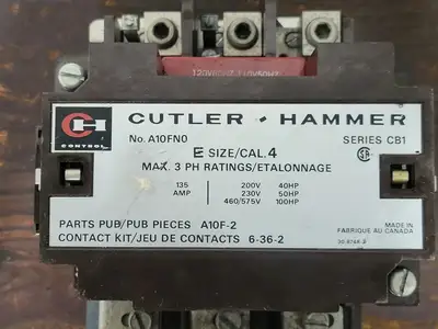 USED CUTLER-HAMMER A10FN0