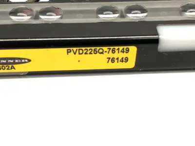 PVD225Q-76149, 76149 | Banner PVD225Q-76149 Part Verification Array 225mm 8-Channel 2m Range, M12 76149 - Used
